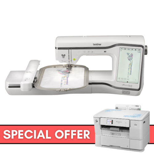 BrotherStellaire2XE2EmbroideryMachineWithFREEFabricPrinter