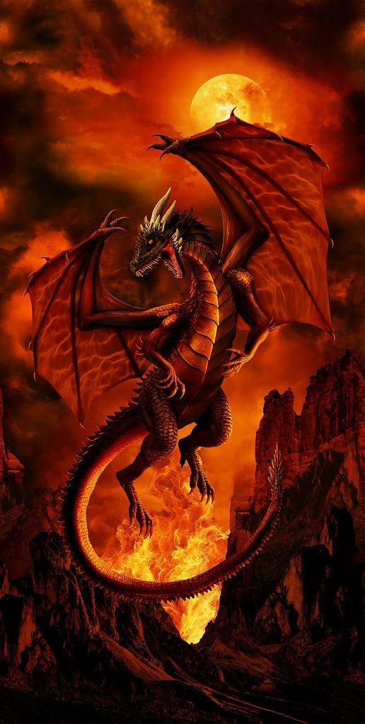 Dragon_Fire-24_Panel_PANEL-CD3940-FIRE_Cotton_Fabric