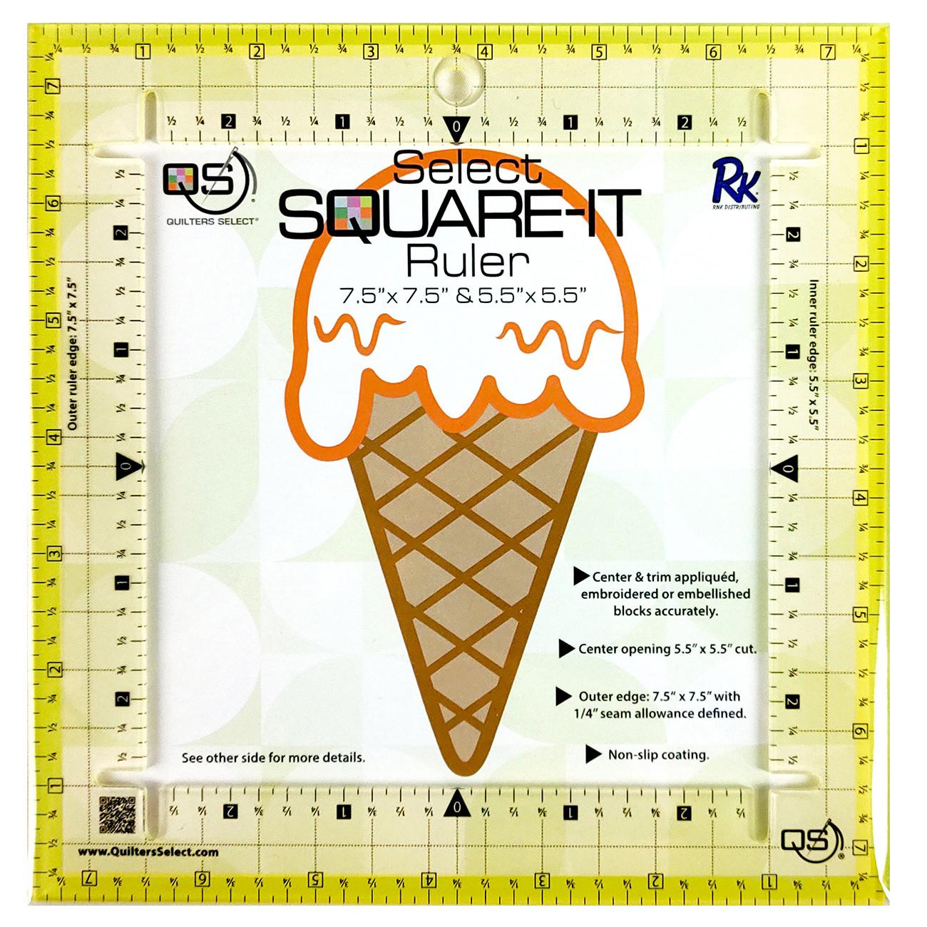Quilters_Select_Square_it_Ruler_7-12in_QS-RUL75TC_Quilting_Ruler